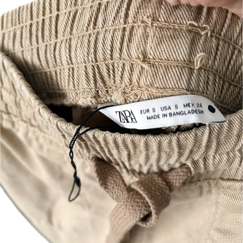 Zara Women’s Pants in Taupe Brown - Picture 4 of 6